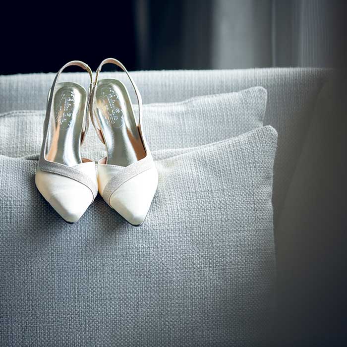 Bride's shoes